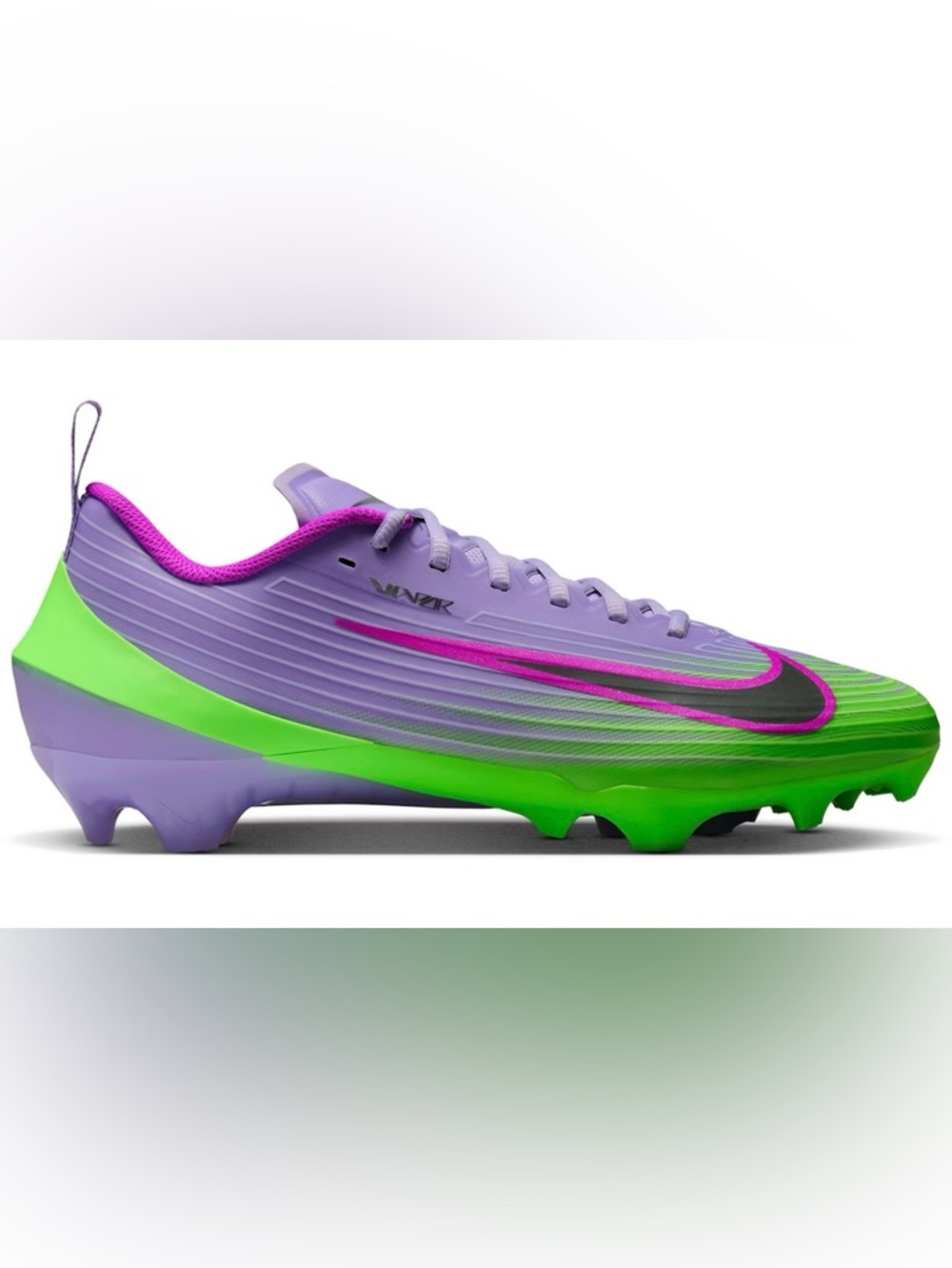Nike Vapor Cleats - Purple, Green, Highlighter